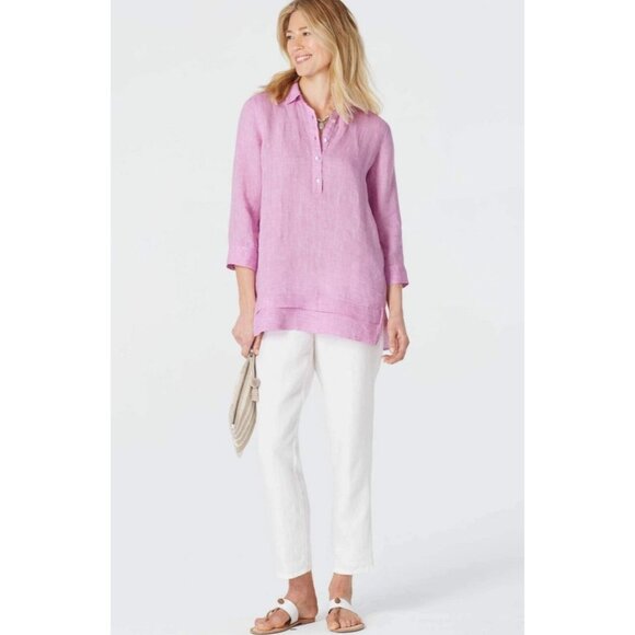 J Jill Love Linen Tunic Top - Picture 3 of 13